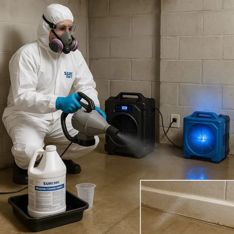 Sanitization and Odor Removal process in Fletcher, OK